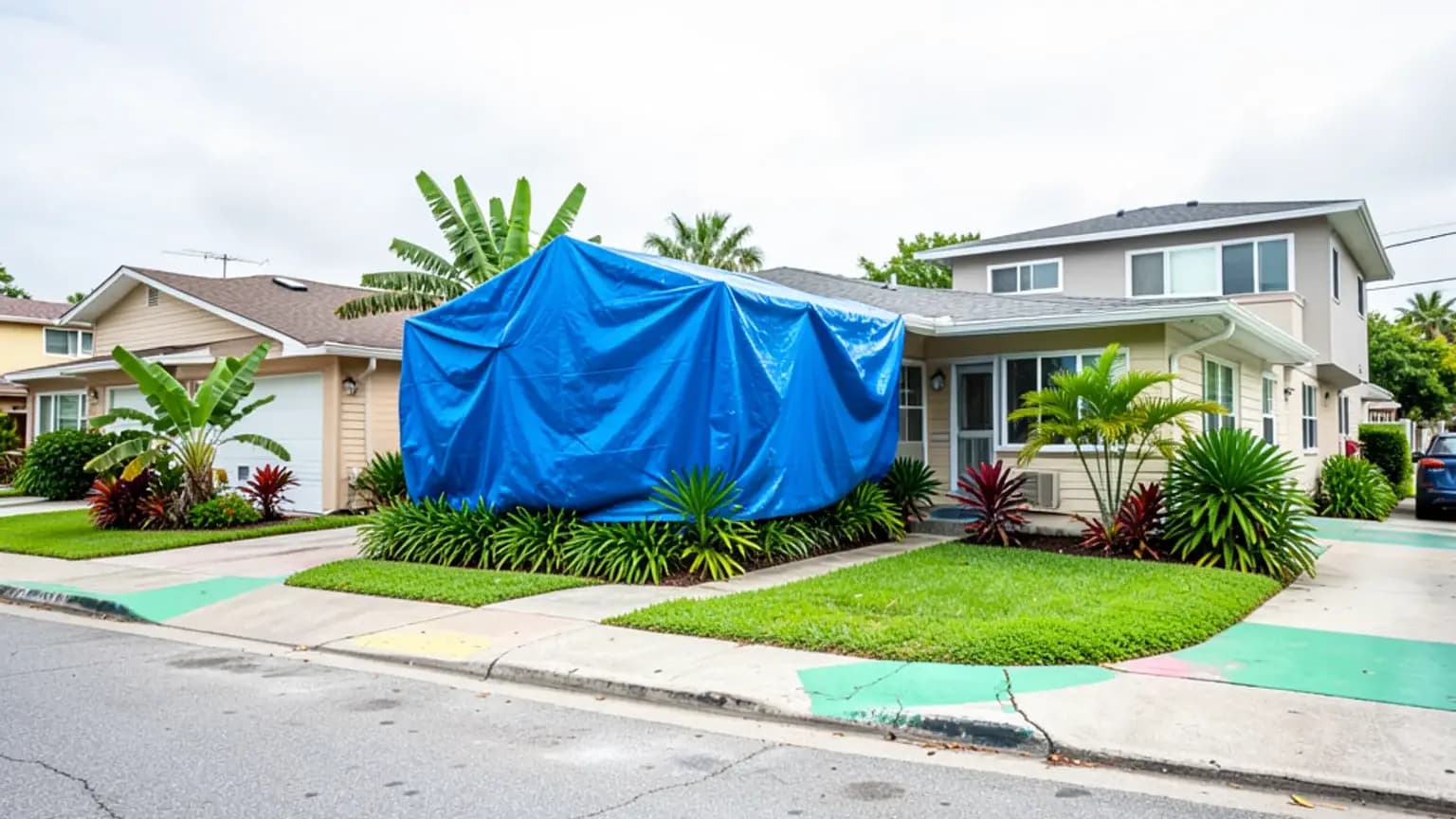 Carrier authorized partial roof repair when matching is impossible. scenario illustration