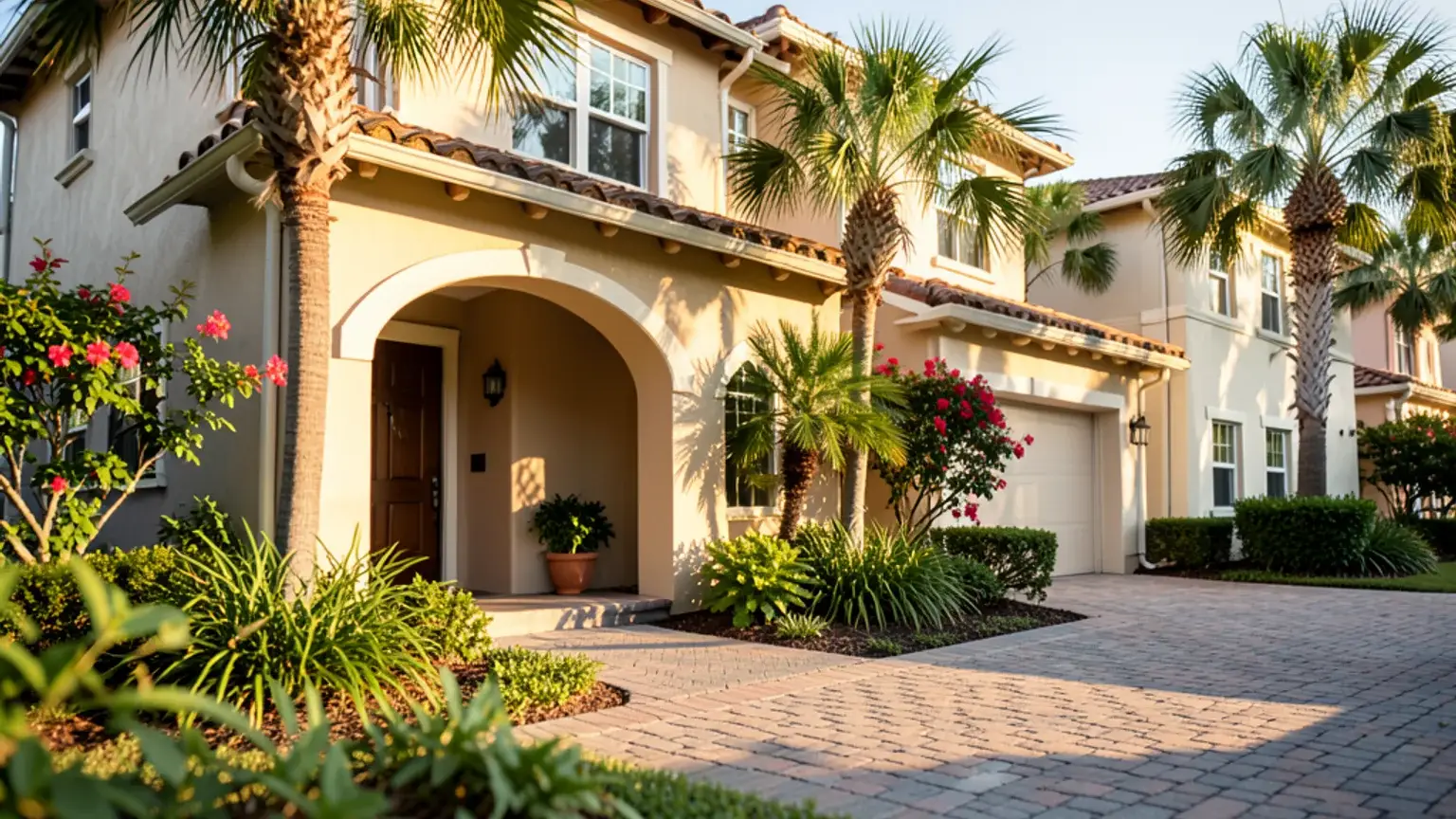 Palm Beach County property exterior, local context for the Wellington equestrian-facility claim.